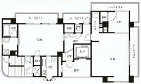 新宿ダイカンプラザシテイⅡの基準階図面