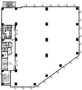 目黒F2ビルの基準階図面