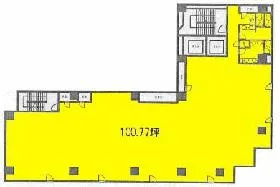 サトウ食品東京ビル(旧NJビル)の基準階図面