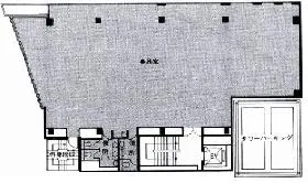 東神田堀商ビルの基準階図面