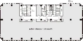 JMFビル笹塚01(旧:笹塚センタービル)の基準階図面