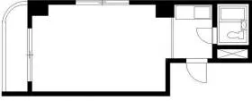 シルバーマンション新宿の基準階図面