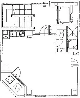 汐留ファースト(旧SANビル)の基準階図面