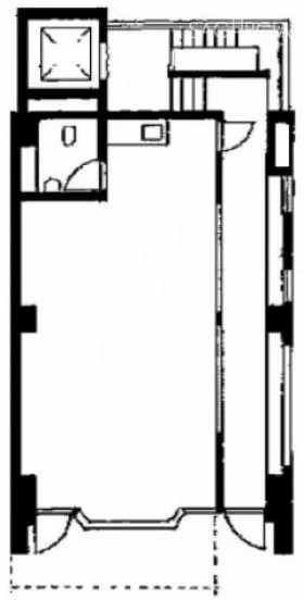 ドルチェ新宿ビルの基準階図面