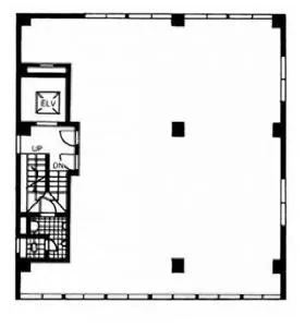 第二木津ビルの基準階図面