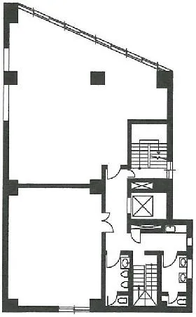 岩田ビルの基準階図面