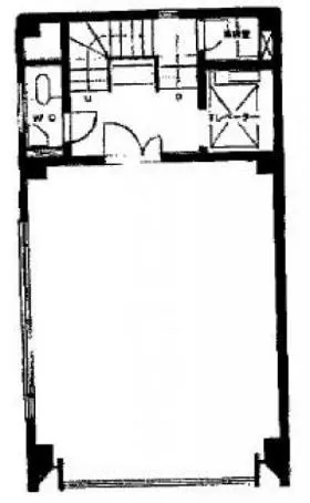 興亜第一ビルの基準階図面