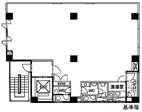 楓ビルの基準階図面