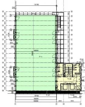ルネ青山ビルの基準階図面