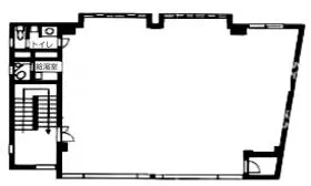 麻布新和ビルの基準階図面