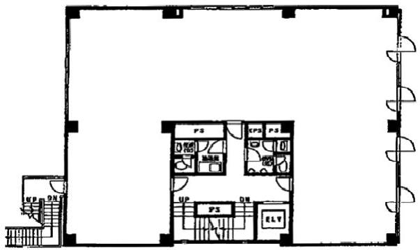 第三協栄ビルの基準階図面