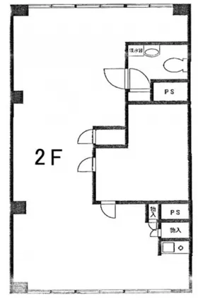 第二妹尾ビルの基準階図面