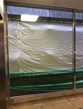 Clear Vinyl Curtains, Industrial