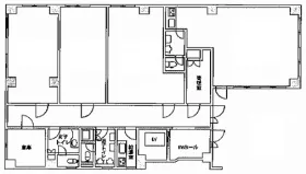 ロイヤル東麻布ビルの基準階図面
