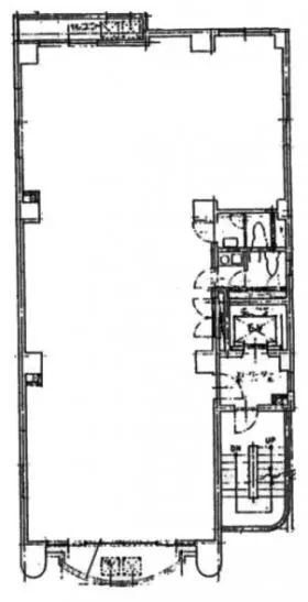 小田第1ビルの基準階図面