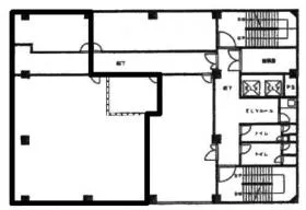 東信同和ビルの基準階図面