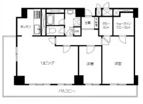 ファミール西新宿ビルの基準階図面