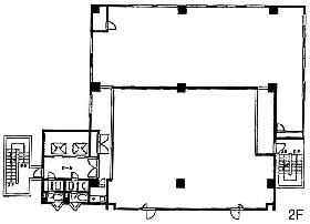 東池袋SSビルの基準階図面