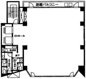 東日本橋槇町ビルの基準階図面