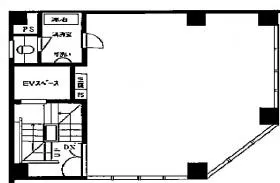 第2銀座ヤマトビルの基準階図面