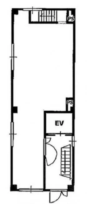 オフィスコオフィス日本橋横山町ビルの基準階図面