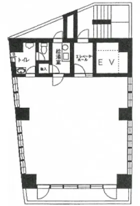 長谷川ビルの基準階図面