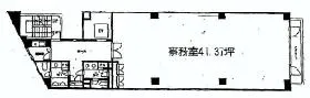 GOWA西新宿の基準階図面