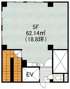 第3歯朶ビルの基準階図面