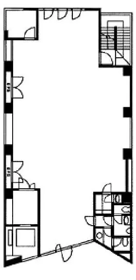 DS新宿ビルの基準階図面