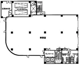 日東星野ビルの基準階図面