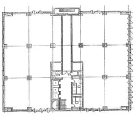 NMF新宿南口(旧NOF新宿南口)ビルの基準階図面