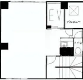 プライムハウスⅡビルの基準階図面