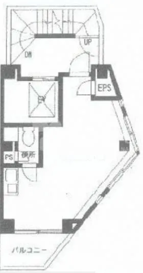 タチムラビルの基準階図面