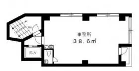 青山TKOビルの基準階図面