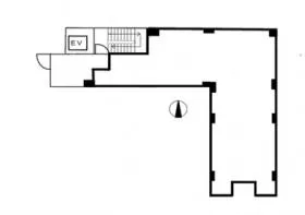 東口二葉ビルの基準階図面