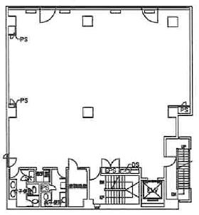 オーク銀座木挽町ビルの基準階図面
