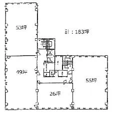 第7東ビルの基準階図面