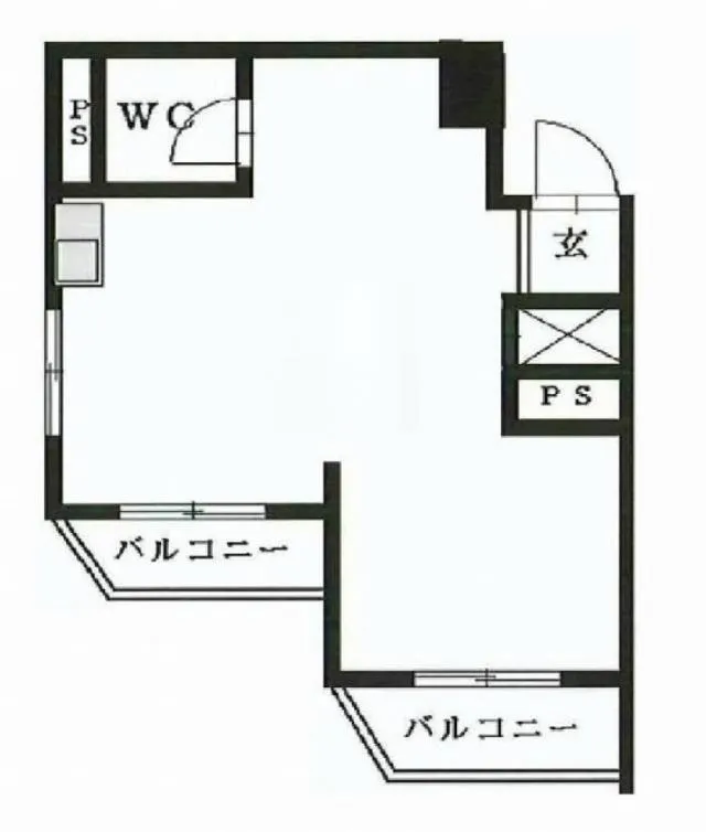 三船ビルの基準階図面