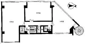 ANNI東日本橋ビルの基準階図面
