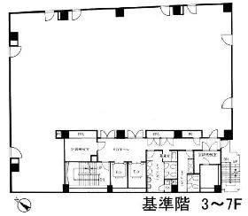 スクエア日本橋の基準階図面