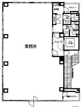 第3雨宮ビルの基準階図面