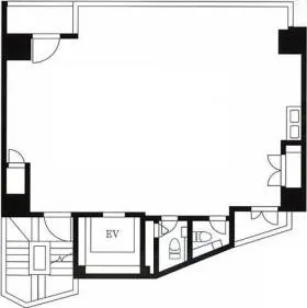 VORT西新宿Ⅱ(旧クローバー西新宿)ビルの基準階図面