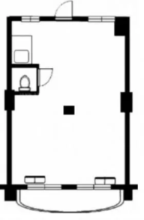 第二シャトウ千宗ビルの基準階図面