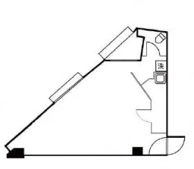 ナポレ原宿ビルの基準階図面