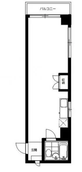 メゼリテ神宮前ビルの基準階図面