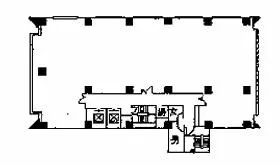 共同ビル神保町ビルの基準階図面