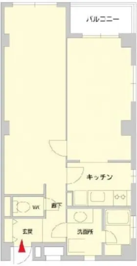 パティオ原宿ビルの基準階図面