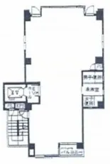 東上野フロント(旧:ヒューリック東上野)ビルの基準階図面