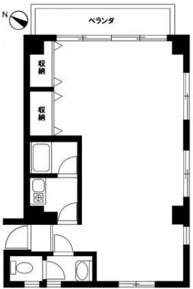 エクセル青山ビルの基準階図面