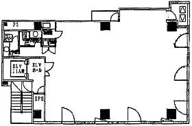 カノウビルの基準階図面